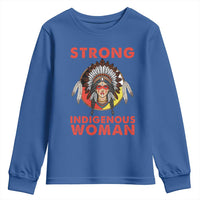 MMIW Native American Strong Indigenous Woman Youth Sweatshirt - Wonder Print Shop