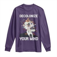 Indigenous People Native American Long Sleeve Shirt Decolonize Your Mind - Wonder Print Shop