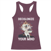 Indigenous People Native American Racerback Tank Top Decolonize Your Mind - Wonder Print Shop