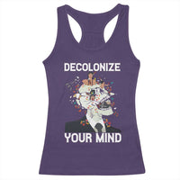 Indigenous People Native American Racerback Tank Top Decolonize Your Mind - Wonder Print Shop