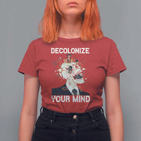 Indigenous People Native American T Shirt For Women Decolonize Your Mind - Wonder Print Shop