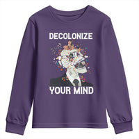 Indigenous People Native American Youth Sweatshirt Decolonize Your Mind - Wonder Print Shop