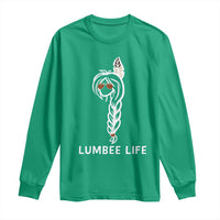 Native American Women Long Sleeve Shirt Lumbee American Indian Tribe Indigenous Girl Life - Wonder Print Shop