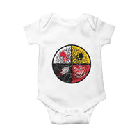 Native American Medicine Wheel MMIW Baby Onesie - Wonder Print Shop