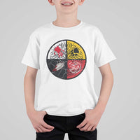 Native American Medicine Wheel MMIW T Shirt For Kid - Wonder Print Shop