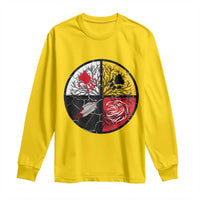 Native American Medicine Wheel MMIW Long Sleeve Shirt - Wonder Print Shop