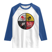 Native American Medicine Wheel MMIW Raglan Shirt - Wonder Print Shop