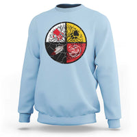 Native American Medicine Wheel MMIW Sweatshirt - Wonder Print Shop