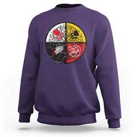 Native American Medicine Wheel MMIW Sweatshirt - Wonder Print Shop
