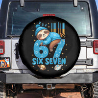 67 Six Seven Meme Spare Tire Cover Funny Hanukkah Sloth - Wonder Print Shop