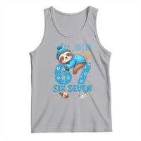 67 Six Seven Meme Tank Top Funny Hanukkah Sloth - Wonder Print Shop