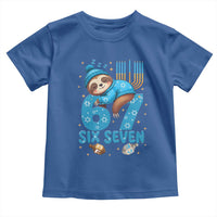 67 Six Seven Meme Toddler T Shirt Funny Hanukkah Sloth - Wonder Print Shop