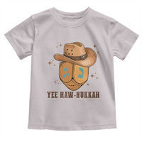 Yee Haw Nukkah Toddler T Shirt Funny Cowboy Hanukkah - Wonder Print Shop
