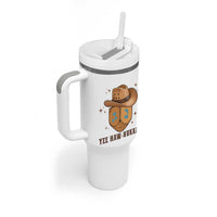 Yee Haw Nukkah Tumbler With Handle Funny Cowboy Hanukkah - Wonder Print Shop
