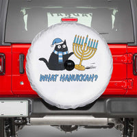 Funny Black Cat Hanukkah Chanukah Spare Tire Cover - Wonder Print Shop