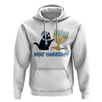 Funny Black Cat Hanukkah Chanukah Hoodie - Wonder Print Shop