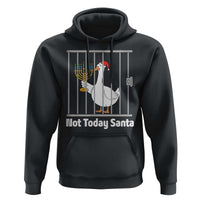 Funny Goose Hanukkah Chanukah Hoodie Not Today Santa - Wonder Print Shop