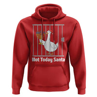 Funny Goose Hanukkah Chanukah Hoodie Not Today Santa - Wonder Print Shop