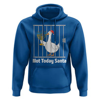 Funny Goose Hanukkah Chanukah Hoodie Not Today Santa - Wonder Print Shop