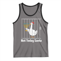Funny Goose Hanukkah Chanukah Tank Top Not Today Santa - Wonder Print Shop