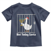 Funny Goose Hanukkah Chanukah Toddler T Shirt Not Today Santa - Wonder Print Shop