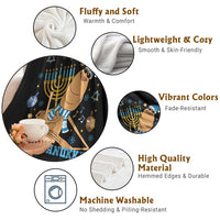 Funny Marcus The Worm Hanukkah Meme Throw Blanket - Wonder Print Shop