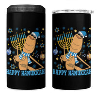 Funny Marcus The Worm Hanukkah Meme 4 in 1 Can Cooler Tumbler - Wonder Print Shop