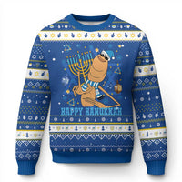 Funny Marcus The Worm Chanukkah Meme Hanukkah Ugly Sweater - Wonder Print Shop