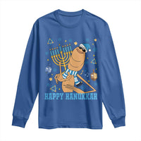 Funny Marcus The Worm Hanukkah Meme Long Sleeve Shirt - Wonder Print Shop