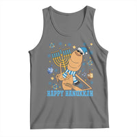 Funny Marcus The Worm Hanukkah Meme Tank Top - Wonder Print Shop