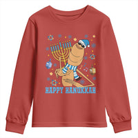 Funny Marcus The Worm Hanukkah Meme Youth Sweatshirt - Wonder Print Shop