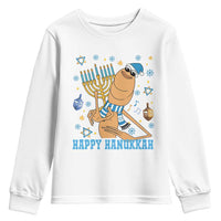 Funny Marcus The Worm Hanukkah Meme Youth Sweatshirt - Wonder Print Shop