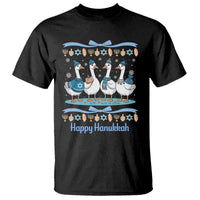 Happy Hanukkah T Shirt Funny Silly Goose Chanukah - Wonder Print Shop