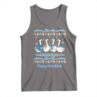 Happy Hanukkah Tank Top Funny Silly Goose Chanukah - Wonder Print Shop