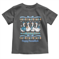 Happy Hanukkah Toddler T Shirt Funny Silly Goose Chanukah - Wonder Print Shop