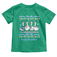 Happy Hanukkah Toddler T Shirt Funny Silly Goose Chanukah - Wonder Print Shop