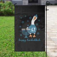 67 Six Seven Silly Goose Hanukkah Meme Garden Flag Happy Honkukkah - Wonder Print Shop