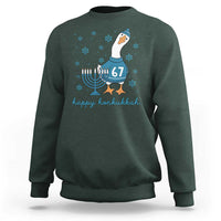 67 Six Seven Silly Goose Hanukkah Meme Sweatshirt Happy Honkukkah - Wonder Print Shop