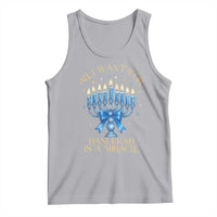 Funny Hanukkah Tank Top All I Want For Chanukkah Is A Miracle - Wonder Print Shop
