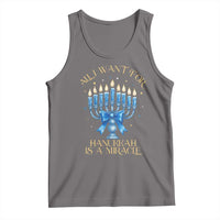 Funny Hanukkah Tank Top All I Want For Chanukkah Is A Miracle - Wonder Print Shop