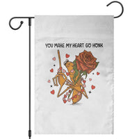 Marcus The Worm Valentine Meme Garden Flag You Make My Heart Go Honk - Wonder Print Shop