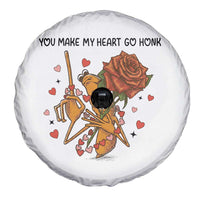 Marcus The Worm Valentine Meme Spare Tire Cover You Make My Heart Go Honk - Wonder Print Shop