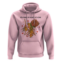 Marcus The Worm Valentine Meme Hoodie You Make My Heart Go Honk - Wonder Print Shop