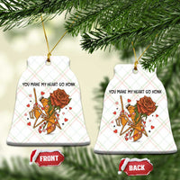 Marcus The Worm Valentine Meme Ceramic Ornament You Make My Heart Go Honk - Wonder Print Shop