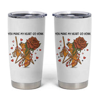 Marcus The Worm Valentine Meme Tumbler Cup You Make My Heart Go Honk - Wonder Print Shop