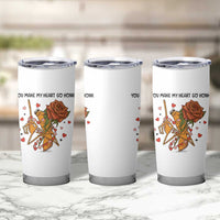 Marcus The Worm Valentine Meme Tumbler Cup You Make My Heart Go Honk - Wonder Print Shop