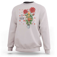 Marcus The Worm Valentine Meme Sweatshirt I Am Senstive - undefined