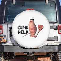 Marcus The Worm Valentine Meme Spare Tire Cover Cupid Help - undefined