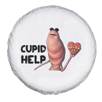 Marcus The Worm Valentine Meme Spare Tire Cover Cupid Help - undefined