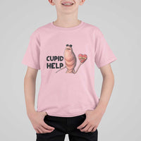 Marcus The Worm Valentine Meme T Shirt For Kid Cupid Help - Wonder Print Shop